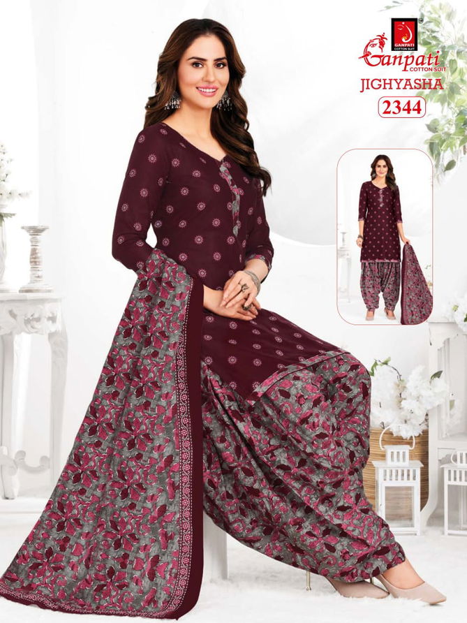 Jighyasha 23 By Ganpati Cotton Printed Dress Material Suppliers In India